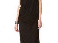 DKNY Sleeveless Drape Front Dress