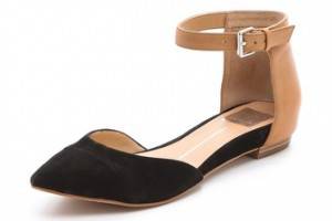 Dolce Vita Gav d'Orsay Flats with Ankle Strap