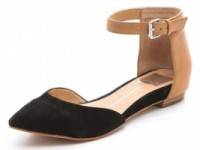 Dolce Vita Gav d&#039;Orsay Flats with Ankle Strap