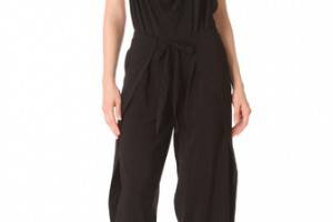 Donna Karan New York Halter Wrap Jumpsuit