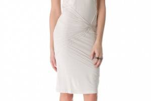 Donna Karan New York Short Sleeve Banded Dress