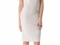 Donna Karan New York Short Sleeve Banded Dress
