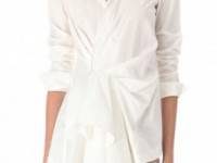 Donna Karan New York Side Draped Tunic Top