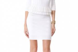 DSQUARED2 3/4 Sleeve Peplum Dress