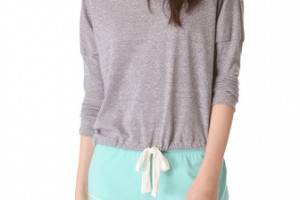 Eberjey Heather Slouchy Pajama Top