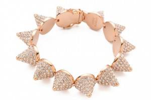 Eddie Borgo Pave Cone Bracelet