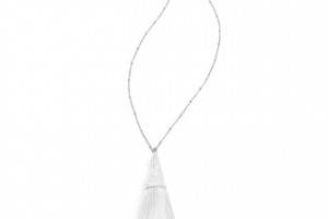 Eddie Borgo Pave Cone Tassel Necklace