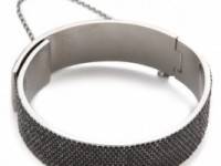 Eddie Borgo Pave Safety Chain Cuff