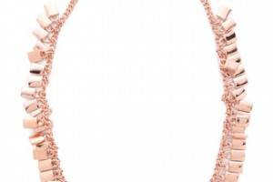 Eddie Borgo Small Padlock Spray Necklace