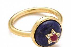 Elizabeth and James Plated Victorian Star Ring