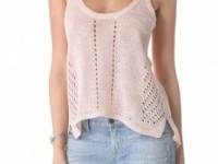 Elizabeth and James Slouchy Pointelle Tank