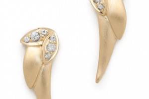 Elizabeth and James Small Wing Earrings