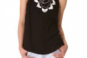 Ella Moss Lily Crochet Back Tank