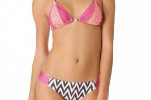 Ella Moss Sun Tile Triangle Bikini Top