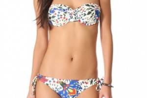 Ella Moss Trellis Bandeau Bikini Top