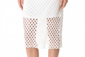 Ellery Cerle Overlay Skirt