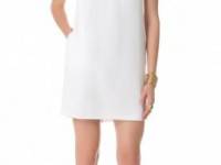 Ellery Swank Dress with Contrast Sleeves