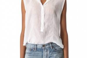 Enza Costa Sleeveless Henley