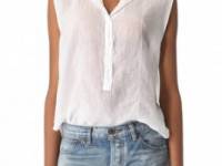 Enza Costa Sleeveless Henley