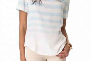 Equipment Riley Aviation Stripe Tee