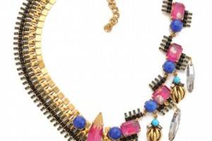 Erickson Beamon Aquarella Do Brasil Asymmetrical Necklace