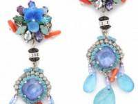 Erickson Beamon We&#039;ve Got the Power Flower Earrings