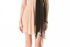 Faith Connexion Draped One Shoulder Dress