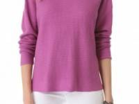 Feel The Piece Boxy Boat Neck Sweater