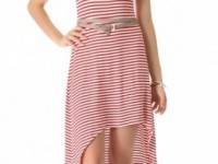 Feel The Piece Hi-Lo Striped Dress