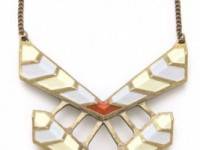 FELIKS+ADRIK Enamel Turritella Chest Plate Necklace