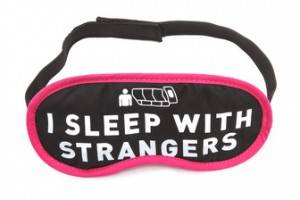 Flight 001 I Sleep With Strangers Eye Mask