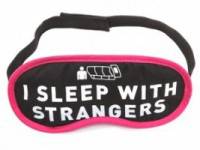 Flight 001 I Sleep With Strangers Eye Mask