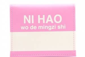 Flight 001 Ni Hao Card Case