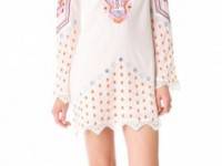 Free People Angel Wings Embroidered Dress