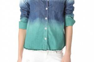 Free People Before Sunrise Button Down Shirt