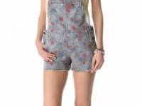 Free People Boyfriend Short Overalls