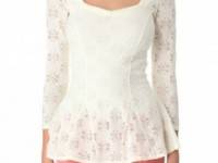 Free People Daisy Lace Godet Top
