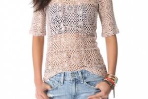 Free People Geolace Top