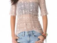 Free People Geolace Top