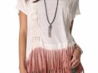 Free People Rough Rider Ombre Tee