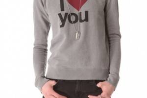 FREECITY I Love You Raglan Sweater