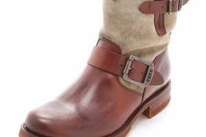 Frye Veronica Canvas Shortie Boots