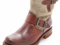 Frye Veronica Canvas Shortie Boots