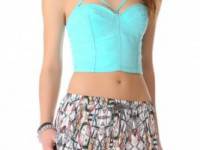 Funktional Achromatic Bustier Top