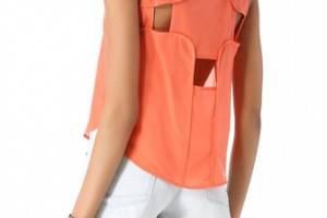 Funktional Achromatic Cutout Back Tank