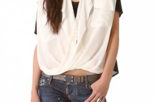 Funktional Lens Fold Front Blouse