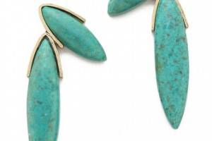 Gemma Redux Turquoise Fan Earrings