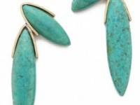 Gemma Redux Turquoise Fan Earrings