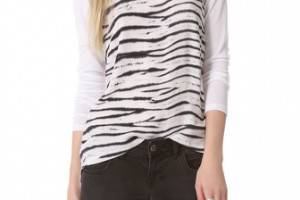 Generation Love Phoenix Animal Print Top