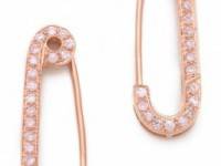 Genevieve Jones Classic Wishing Safety Pin Earrings